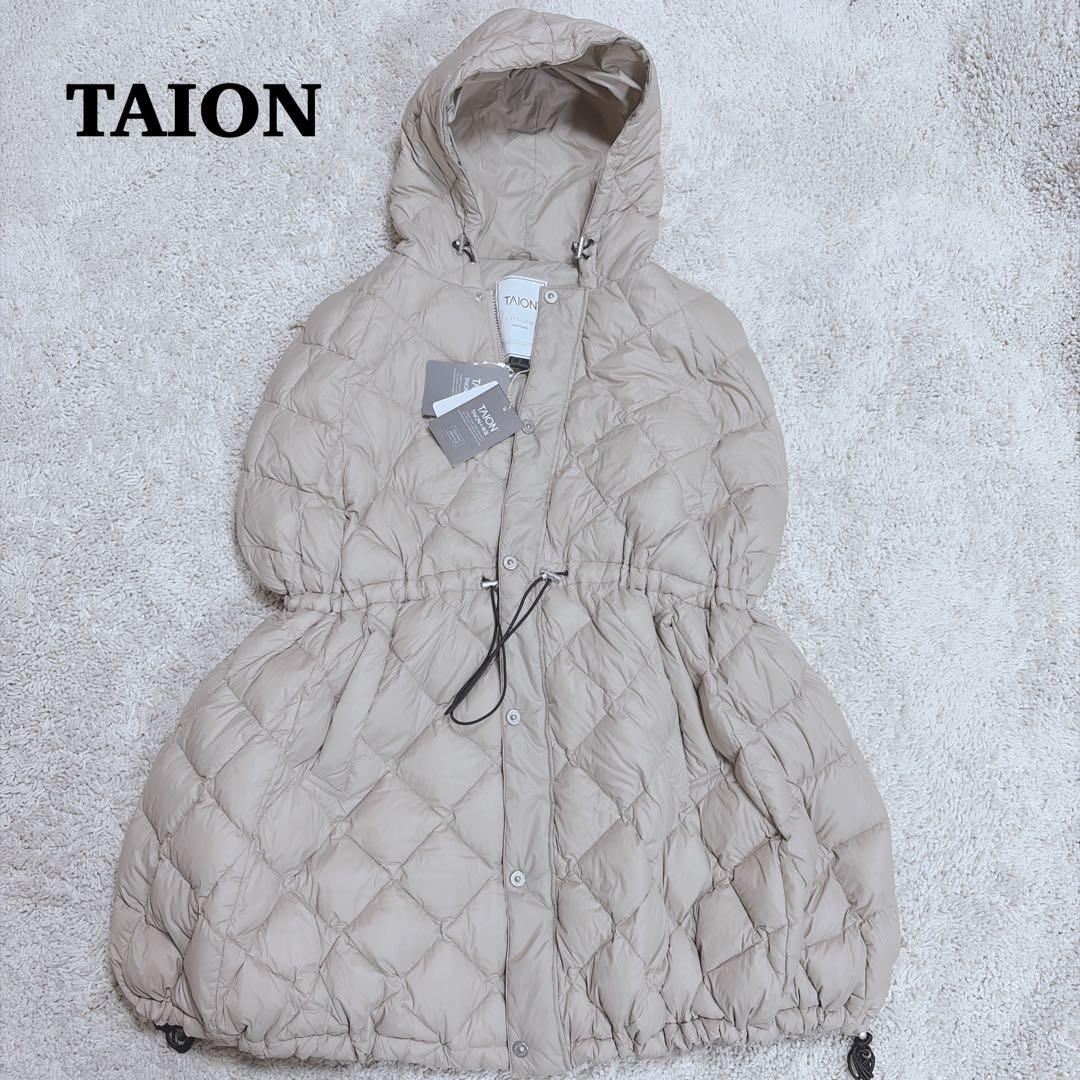 専用✨TAION 洗える シティ ダウンケープ ポンチョベスト ダウン ベージュ