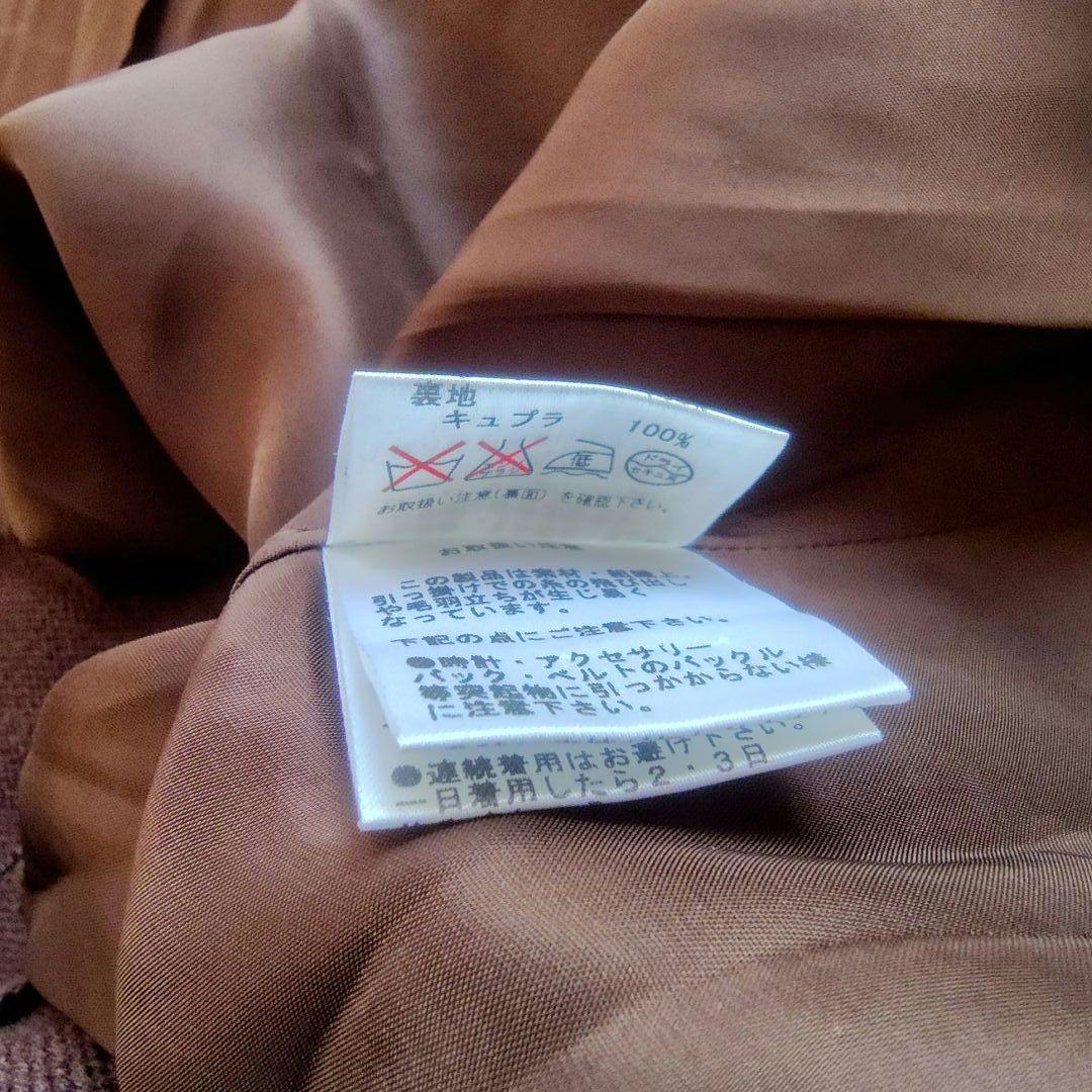 M7様　Rossa　46　ロングコート　フリル　ステッチ　お花　大きいサイズ