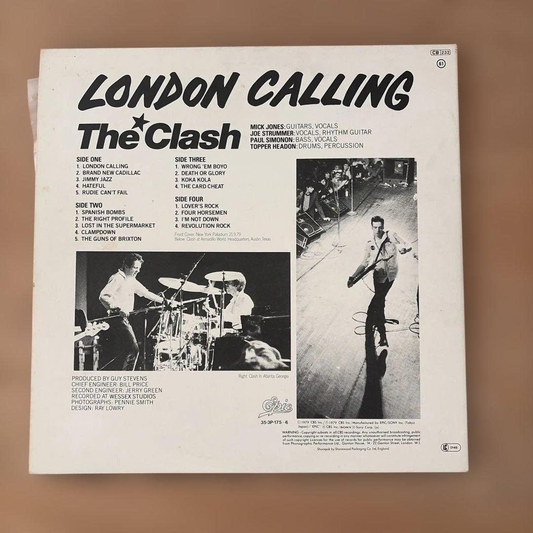 The Clash LONDON CALLING レコード