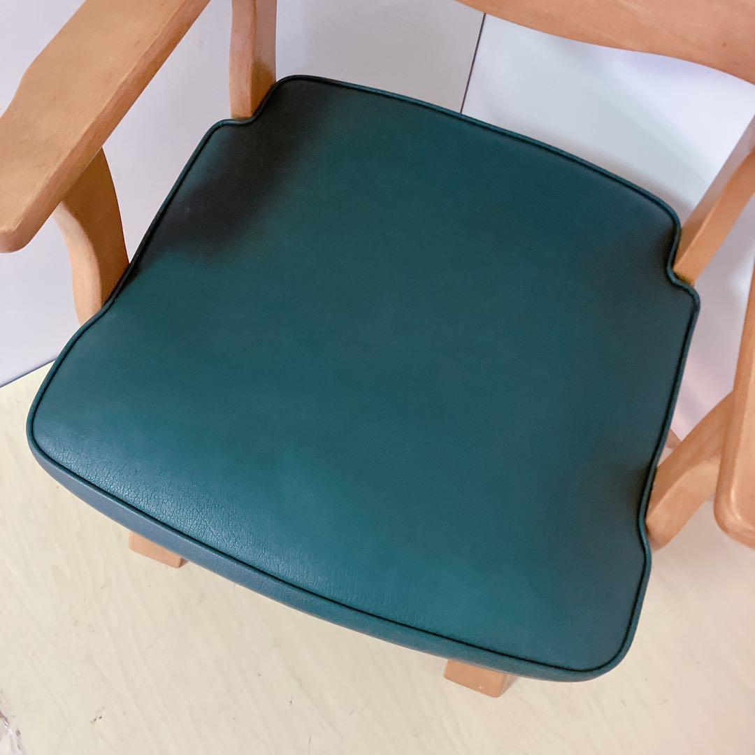 karimoku カリモク　RUSTIC 木製　回転チェア ダイニングチェア　②