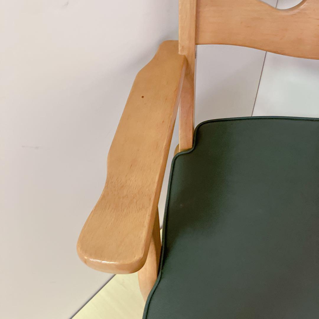 karimoku カリモク　RUSTIC 木製　回転チェア ダイニングチェア　②