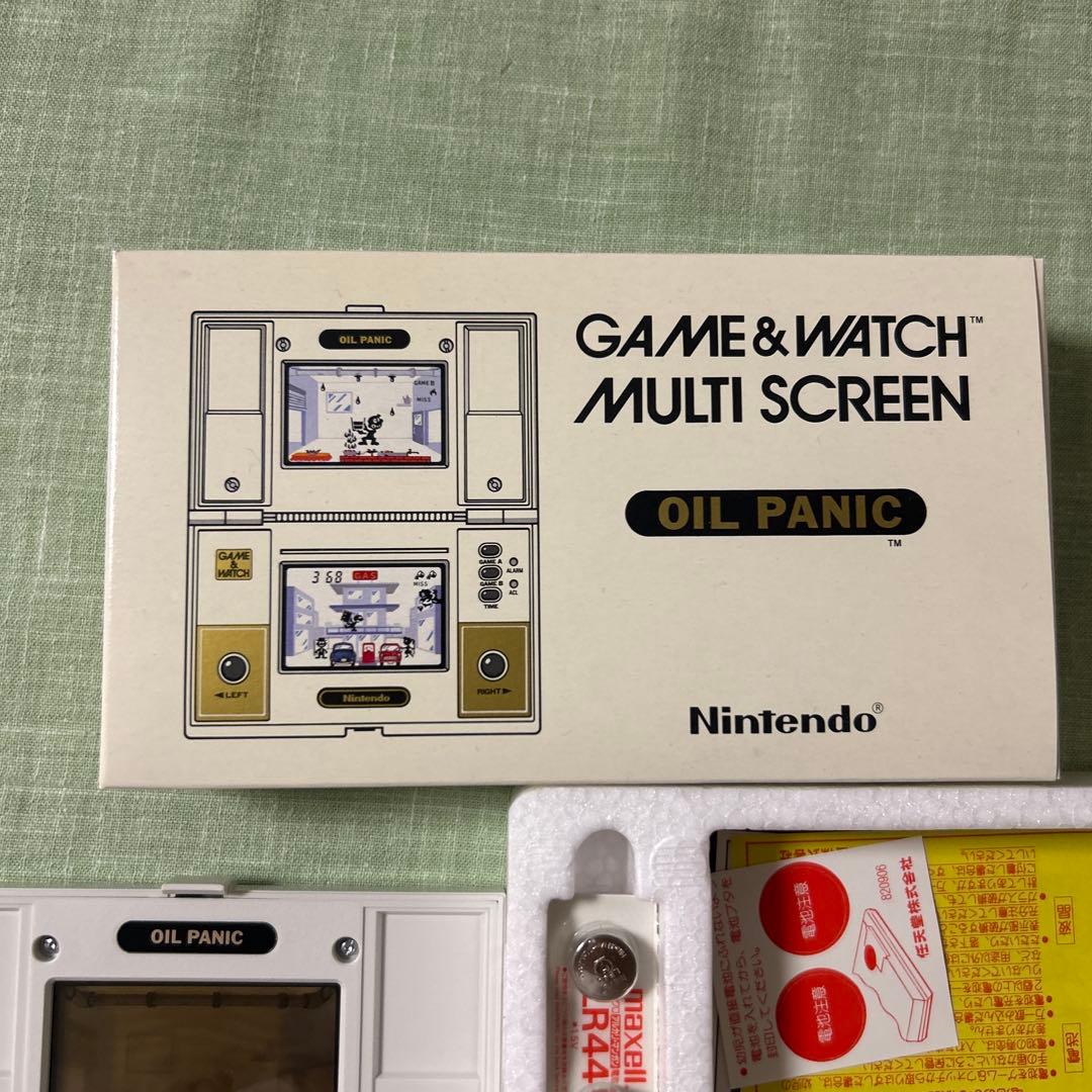 【開封・未使用品】GAME&WATCH MULTISCREEN OILPANIC