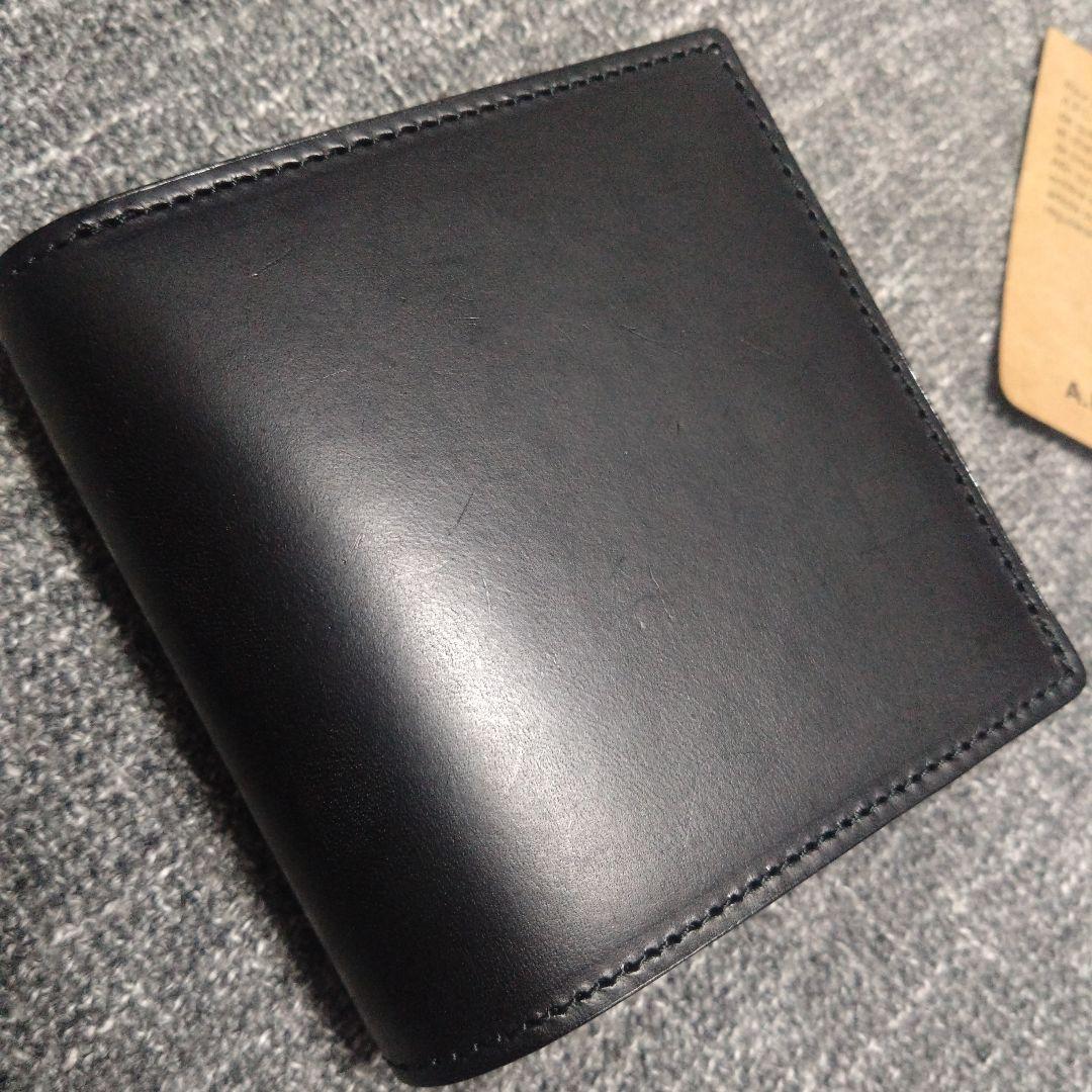 【KICHIZO by PORTER × A.P.C.】未使用 黒革2つ折り財布