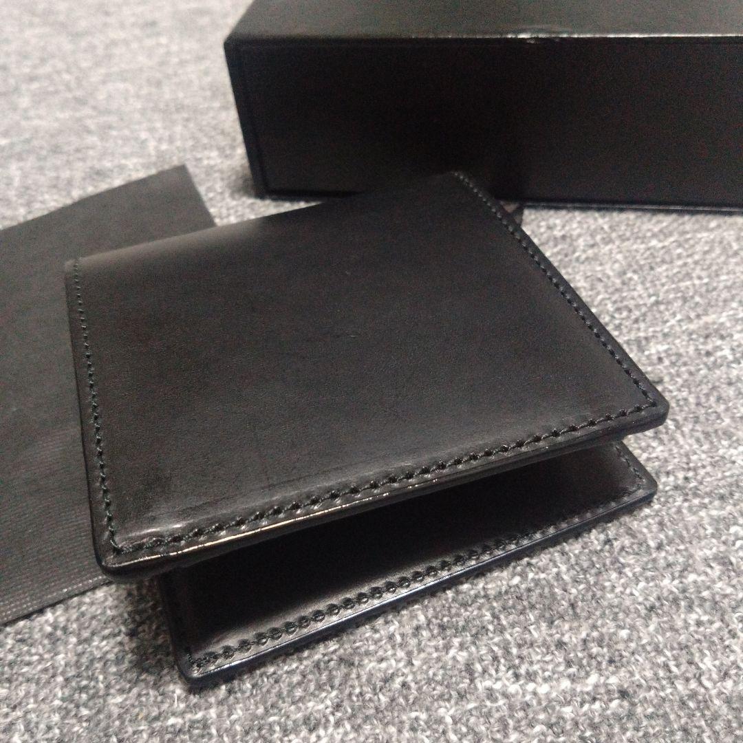 【KICHIZO by PORTER × A.P.C.】未使用 黒革2つ折り財布