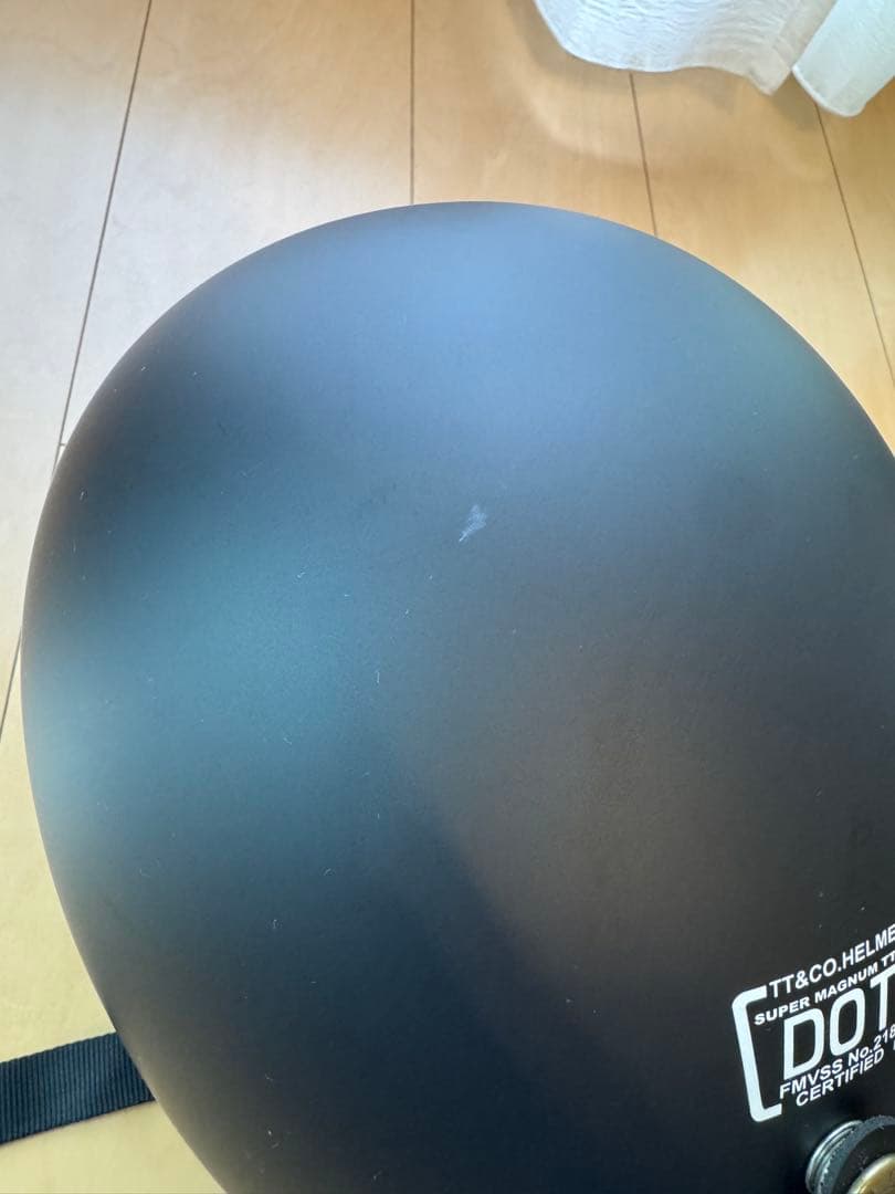 TT&CO. DOT規格 マットブラック ジェットヘルメット　値下げ交渉可