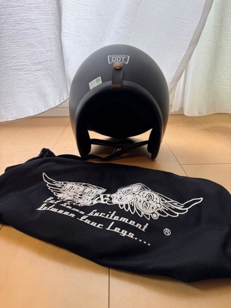 TT&CO. DOT規格 マットブラック ジェットヘルメット　値下げ交渉可