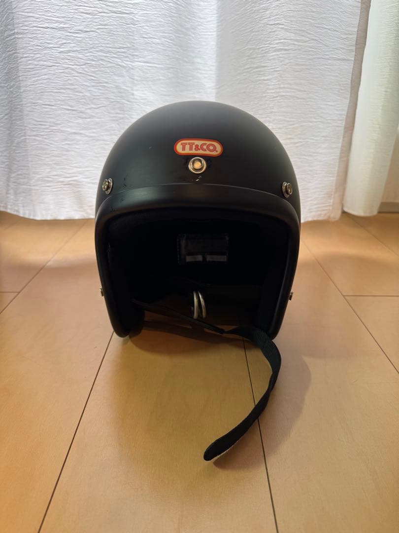 TT&CO. DOT規格 マットブラック ジェットヘルメット　値下げ交渉可