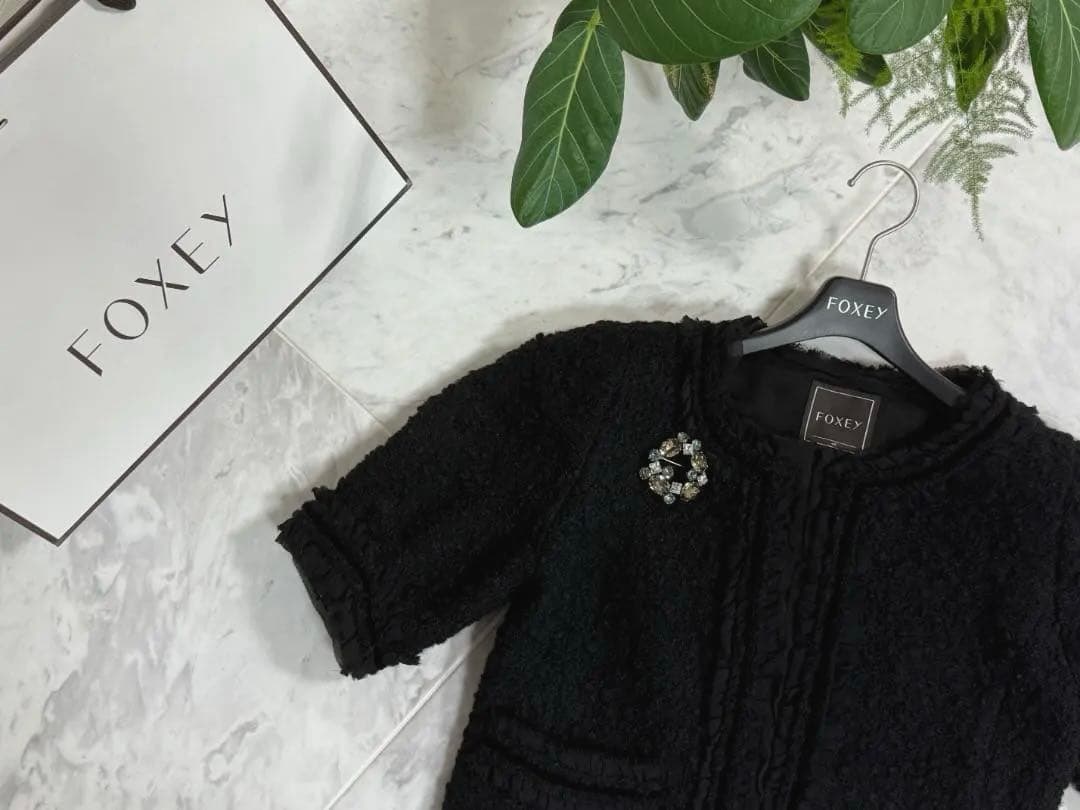 美品★FOXEY/フォクシー ジャケット リングリングダンス 40