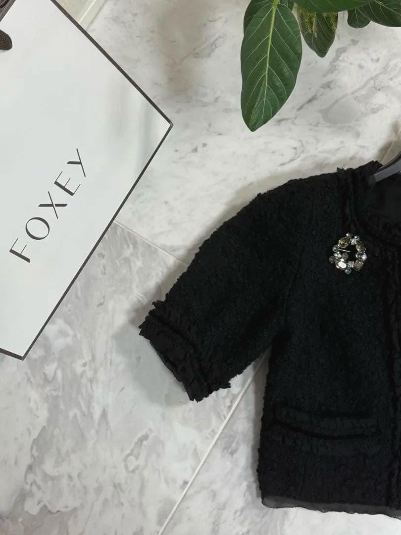 美品★FOXEY/フォクシー ジャケット リングリングダンス 40