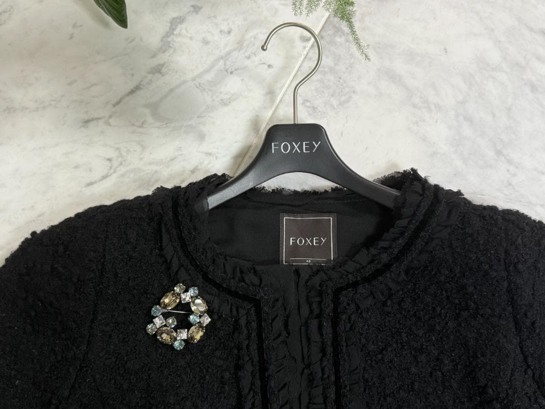 美品★FOXEY/フォクシー ジャケット リングリングダンス 40