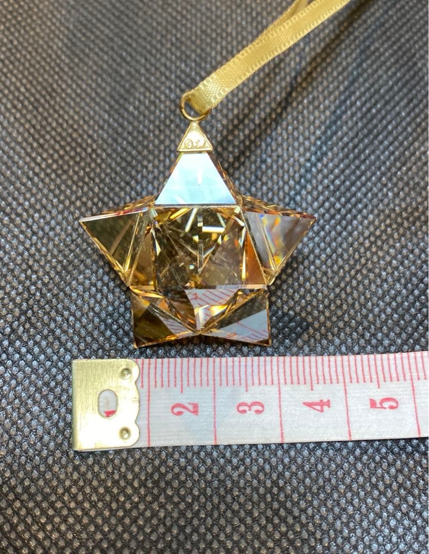 Swarovski 星型クリスタルオーナメント 約4cm