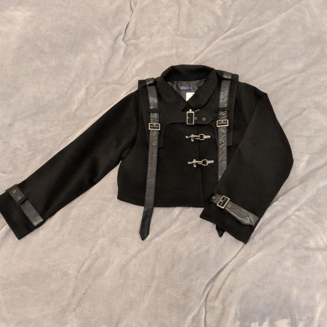 NIBBLE POISON クロップドジャケット ブラック