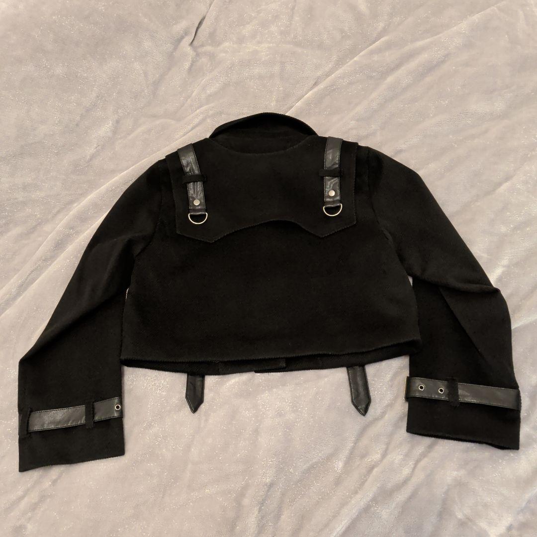 NIBBLE POISON クロップドジャケット ブラック