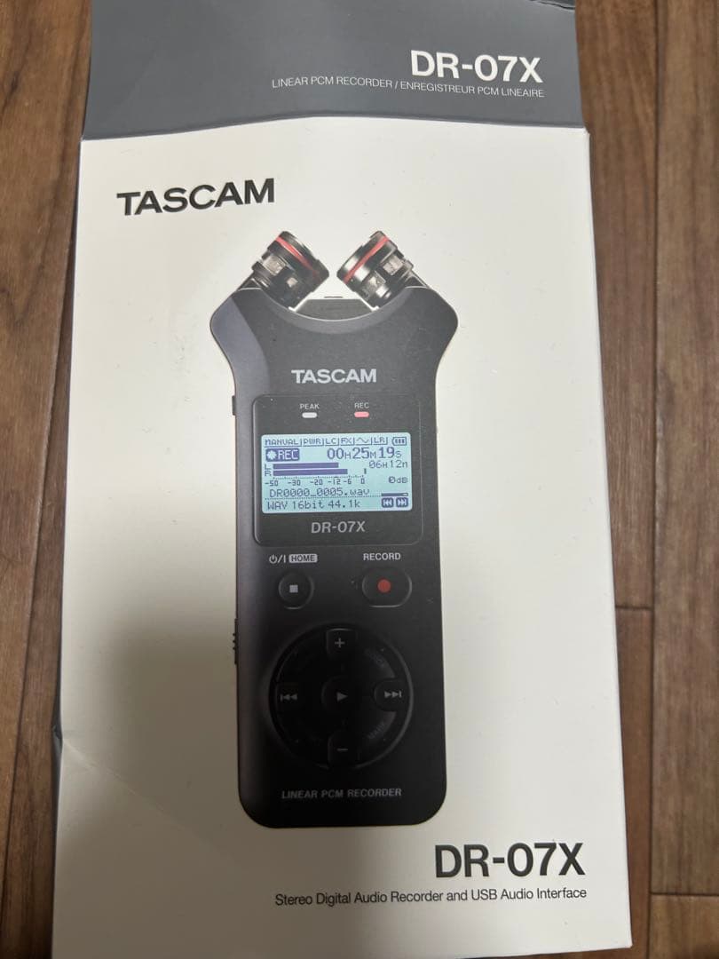 TASCAM タスカム DR-07X USB オーディオインターフェースASMR