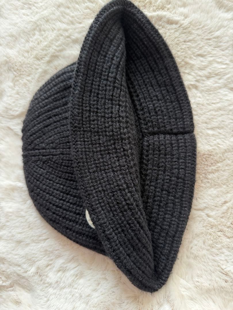 CELINE ブラック ニットバケットハット