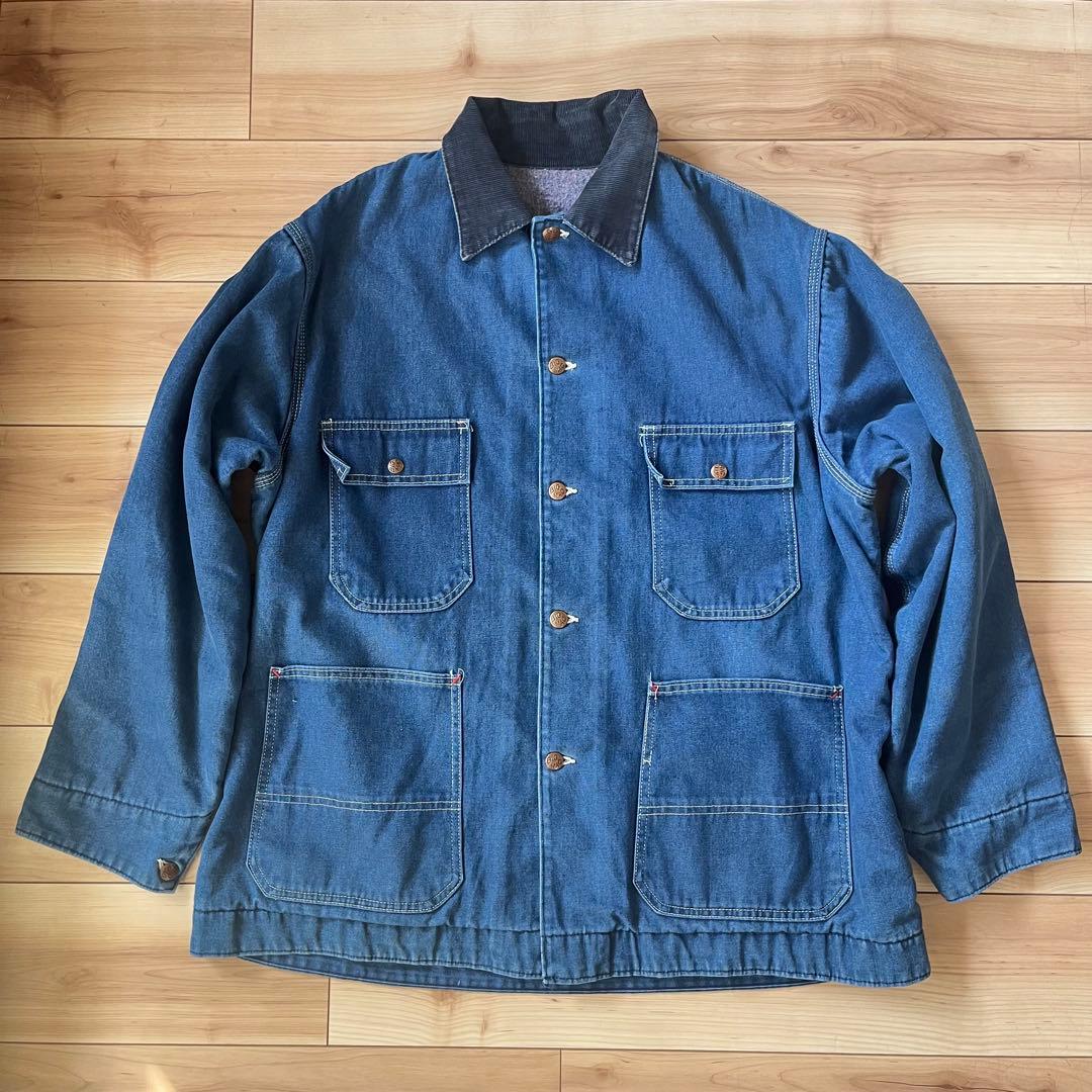 【最終価格】BIG MAC ビッグマック デニム カバーオール 襟コーデュロイ