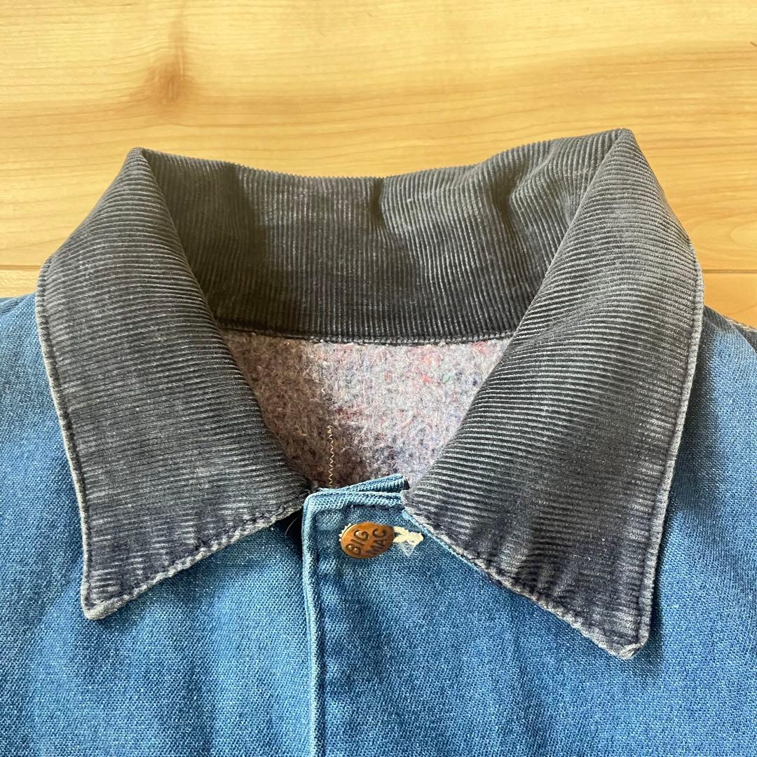 【最終価格】BIG MAC ビッグマック デニム カバーオール 襟コーデュロイ