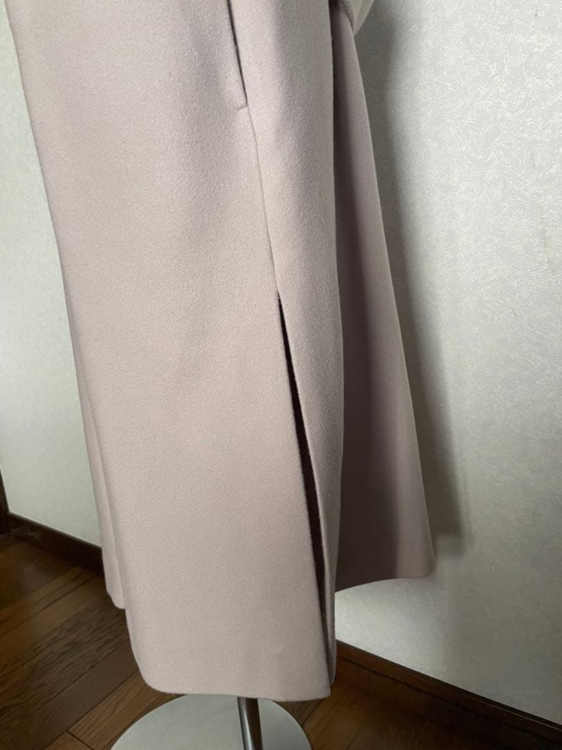 ロングファー付きジレ