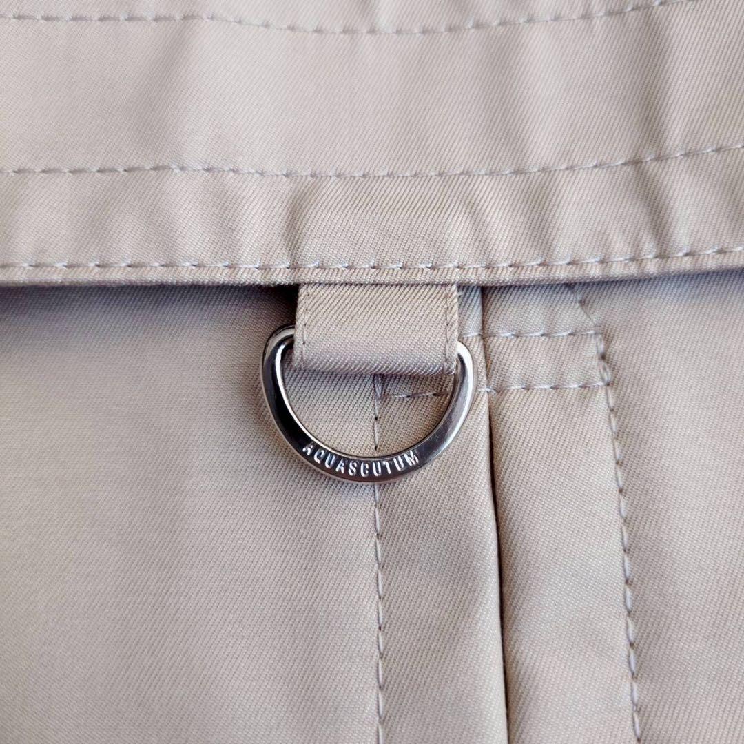 ◾︎極美品 近年モデル◾︎ アクアスキュータム トレンチコート ブルーライナー 6