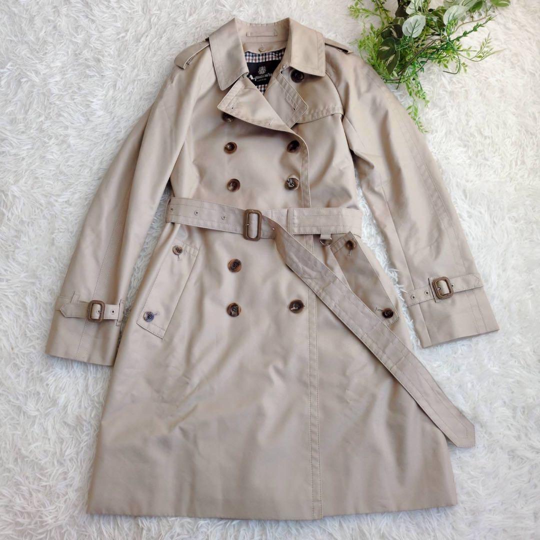 ◾︎極美品 近年モデル◾︎ アクアスキュータム トレンチコート ブルーライナー 6
