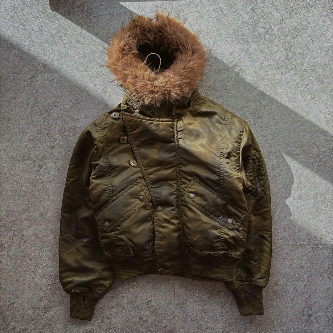 ジャケット・アウター N-2B ANDER HUNK Faded Flight Jacket