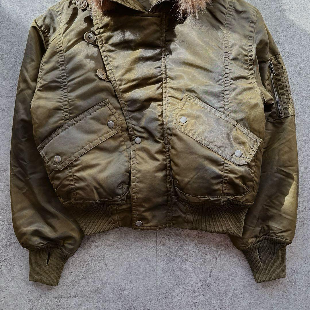 ジャケット・アウター N-2B ANDER HUNK Faded Flight Jacket