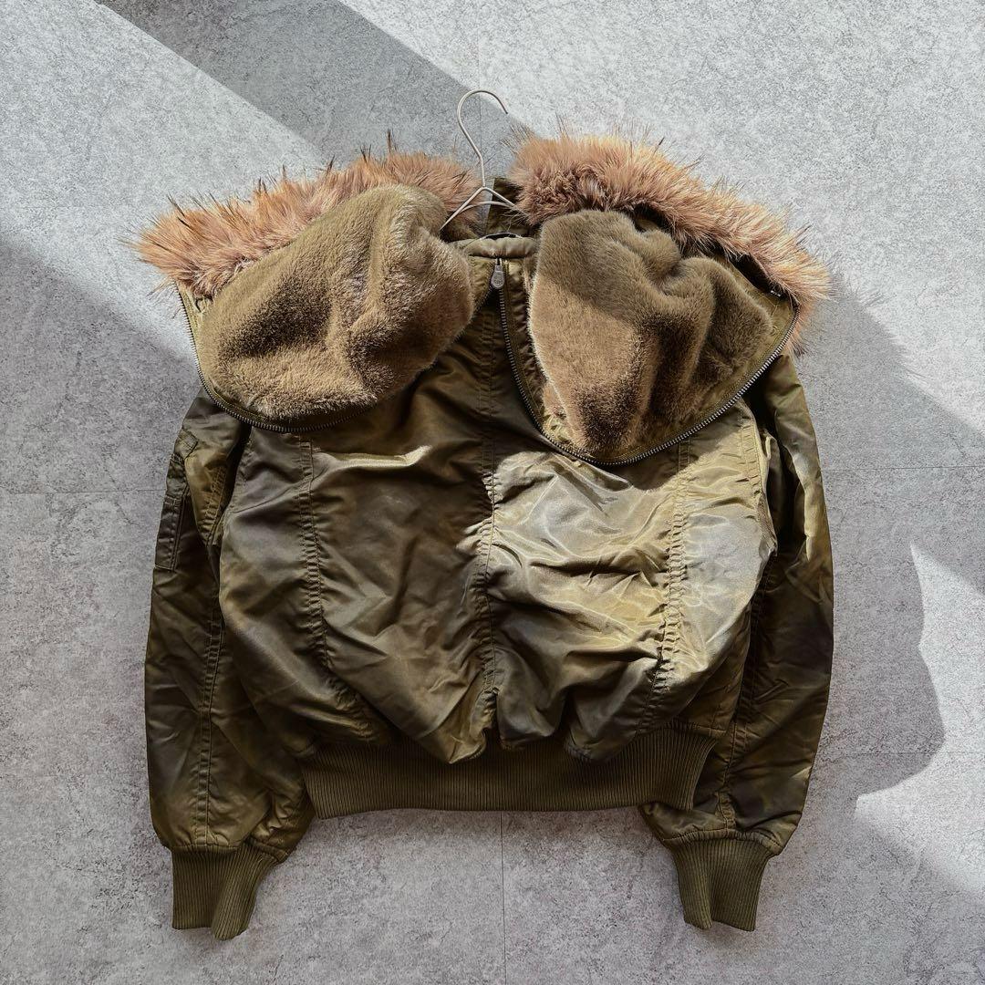 ジャケット・アウター N-2B ANDER HUNK Faded Flight Jacket