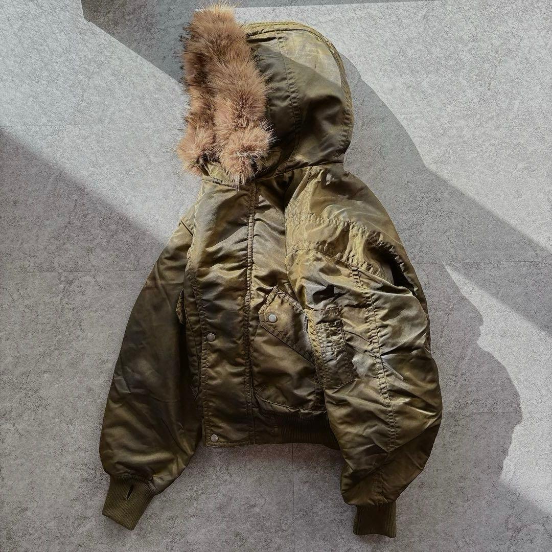 ジャケット・アウター N-2B ANDER HUNK Faded Flight Jacket