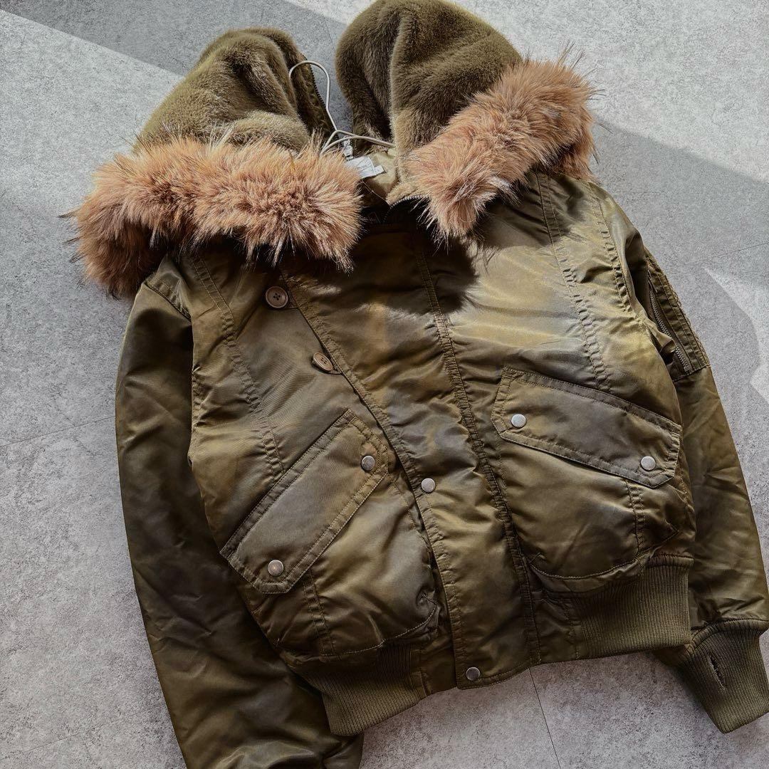 ジャケット・アウター N-2B ANDER HUNK Faded Flight Jacket