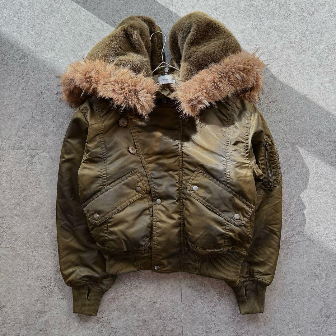 ジャケット・アウター N-2B ANDER HUNK Faded Flight Jacket