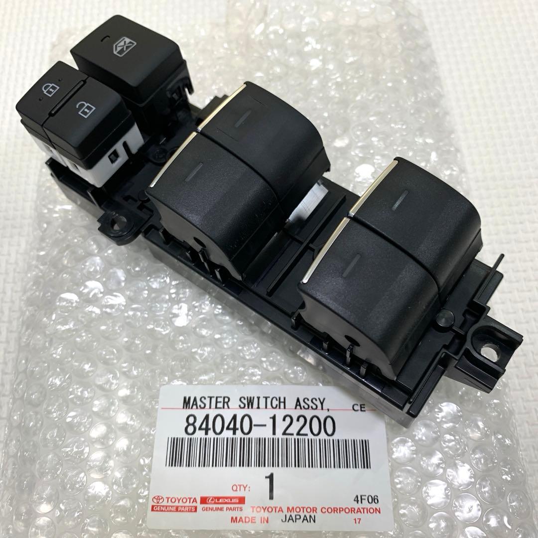 超美品 84040-12200 トヨタ 全席イルミ点灯 パワーウインドウスイッチ