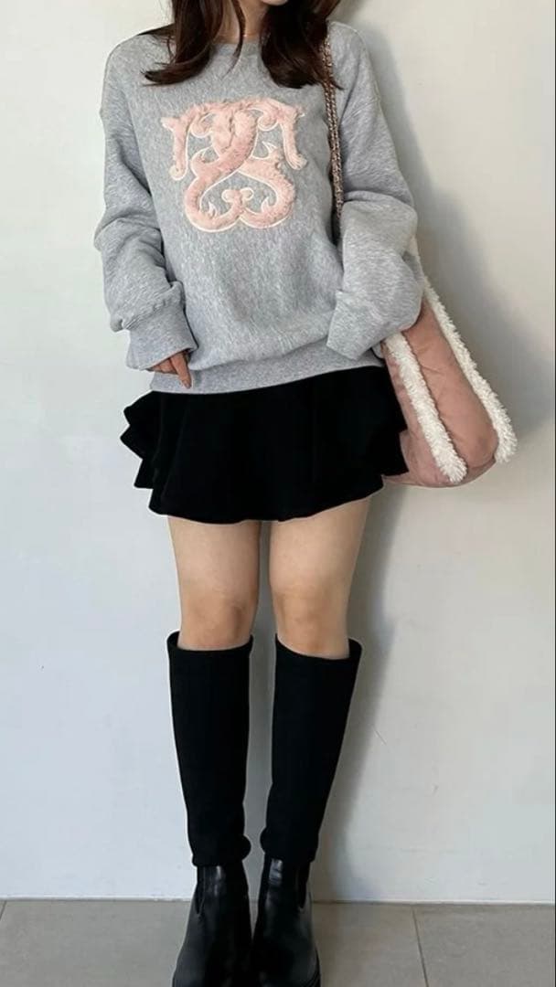 新品タグ付 snidel レイヤードフリルミニスカショーパン【カンヘウォン着用