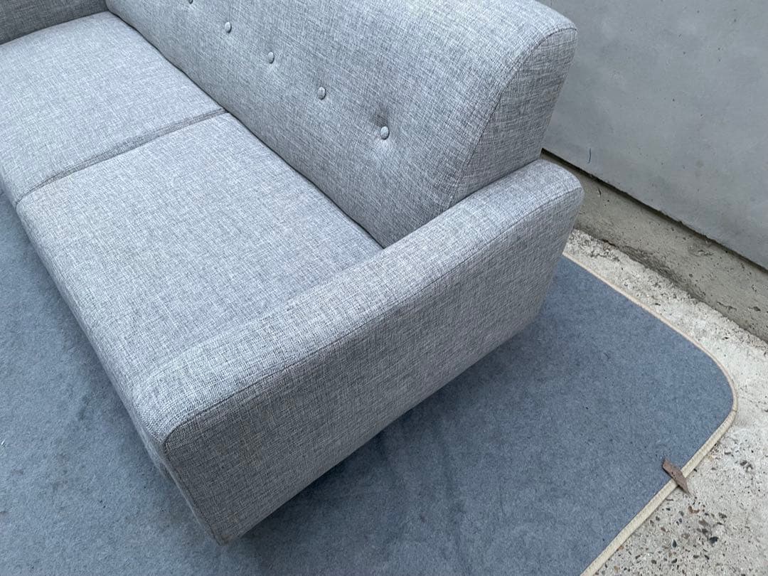 Ain　美品LOWYAロビーチェア ソファー アームソファー ファブリック