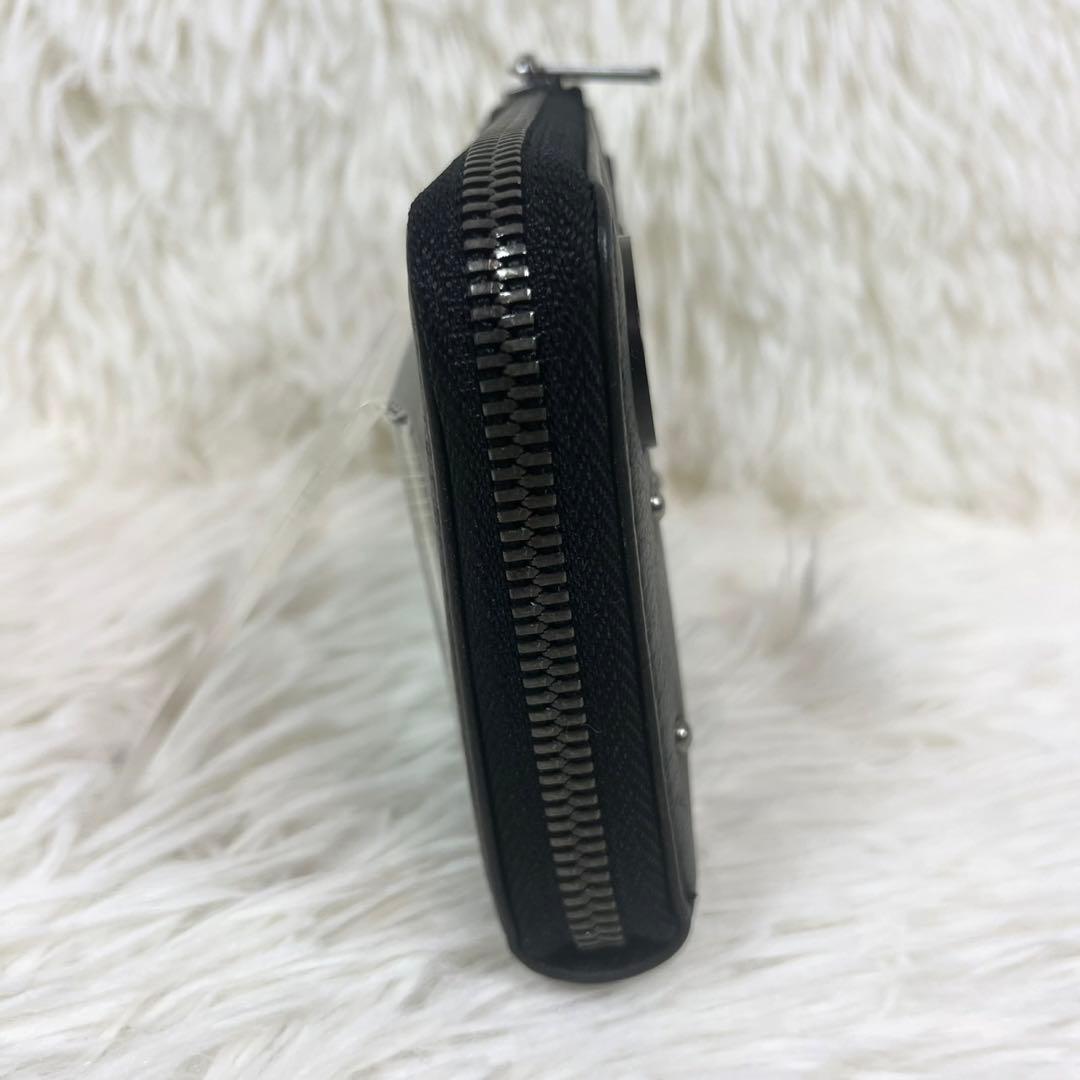 DIESEL ディーゼル 折り財布 L字ジップ ピンバッジモチーフ ファスナー