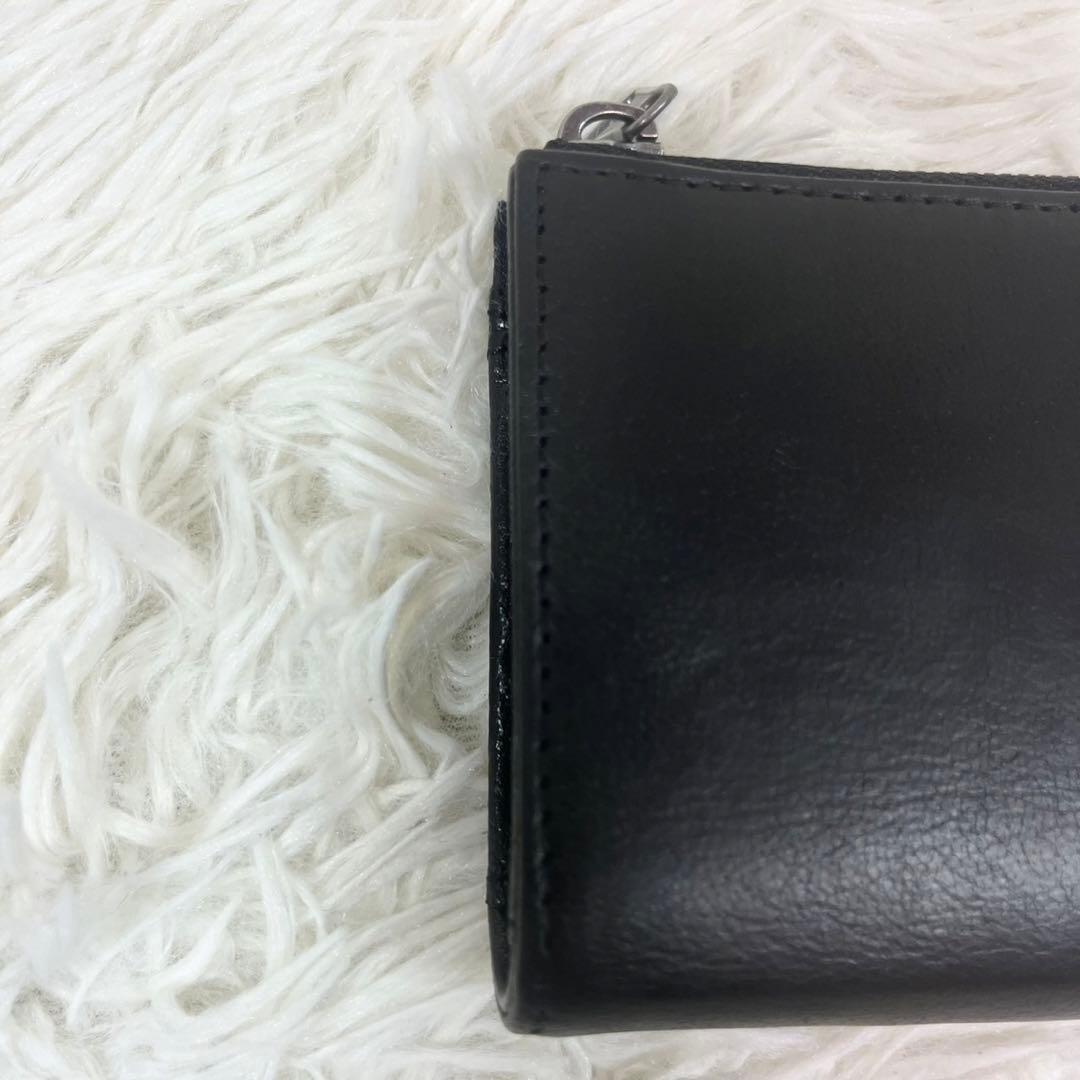 DIESEL ディーゼル 折り財布 L字ジップ ピンバッジモチーフ ファスナー