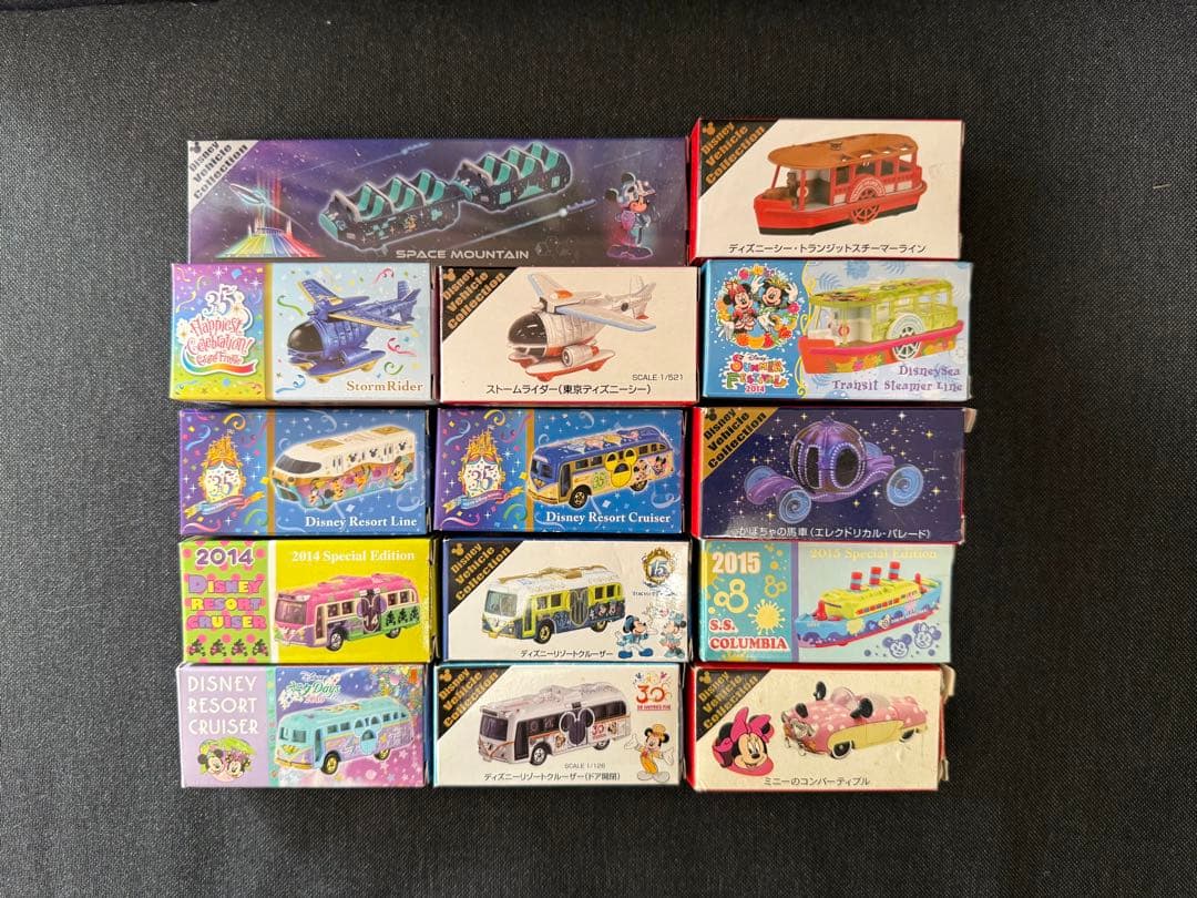 d*3様 ディズニーリゾート トミカ・ミニカー 14個セット