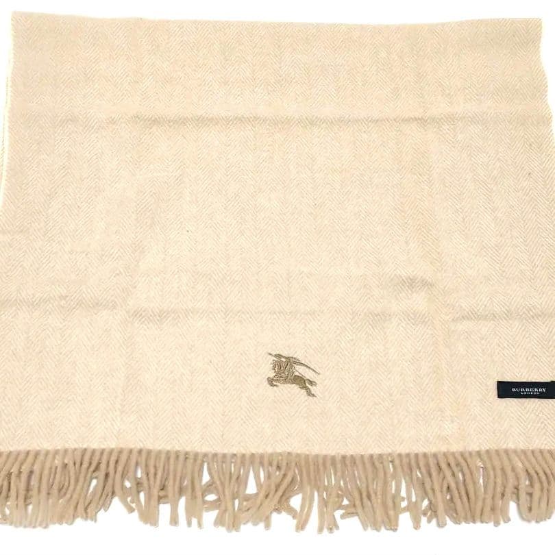 BURBERRY ウールひざ掛け 65×120cm 箱付き 未使用 新品 N60