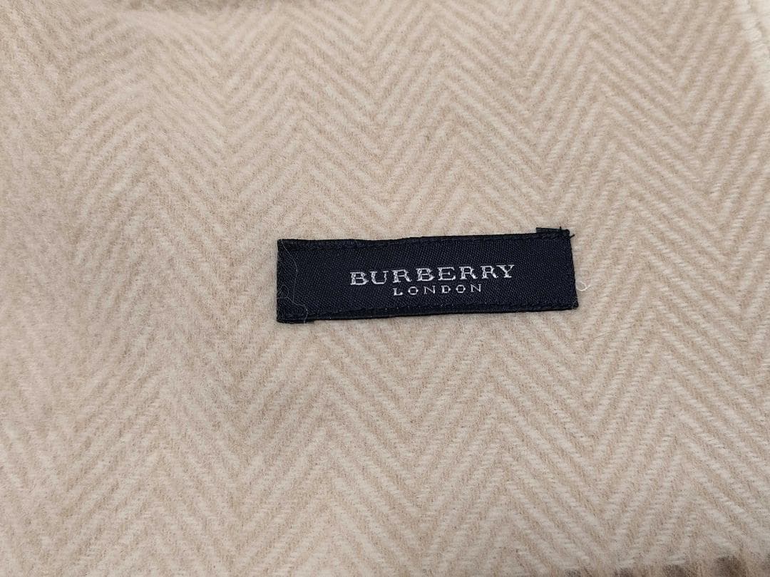 BURBERRY ウールひざ掛け 65×120cm 箱付き 未使用 新品 N60