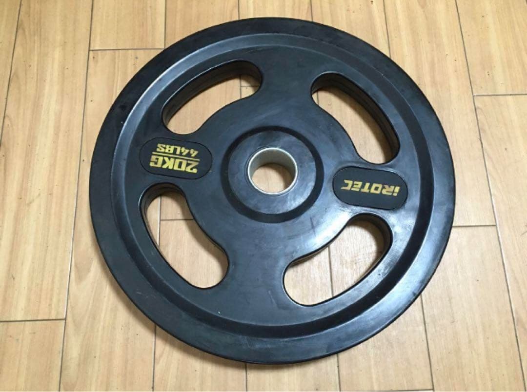 ①アイロテックIROTEC プレート20kg x 1枚穴径50mm(同時購入)