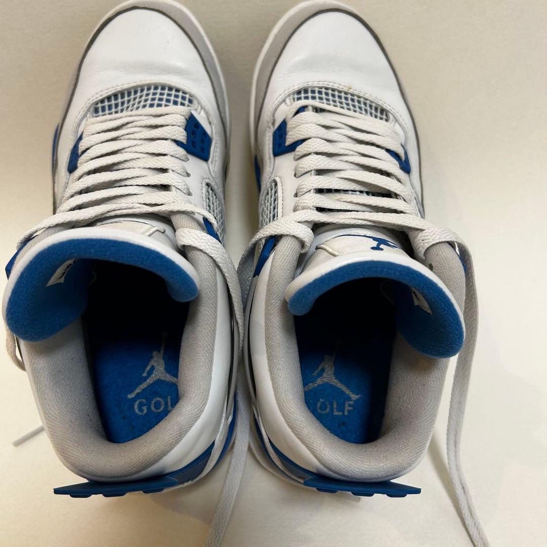シューズ(男性用) NIKE AIR JORDAN 4 GOLF \"MILITARY BLUE\"