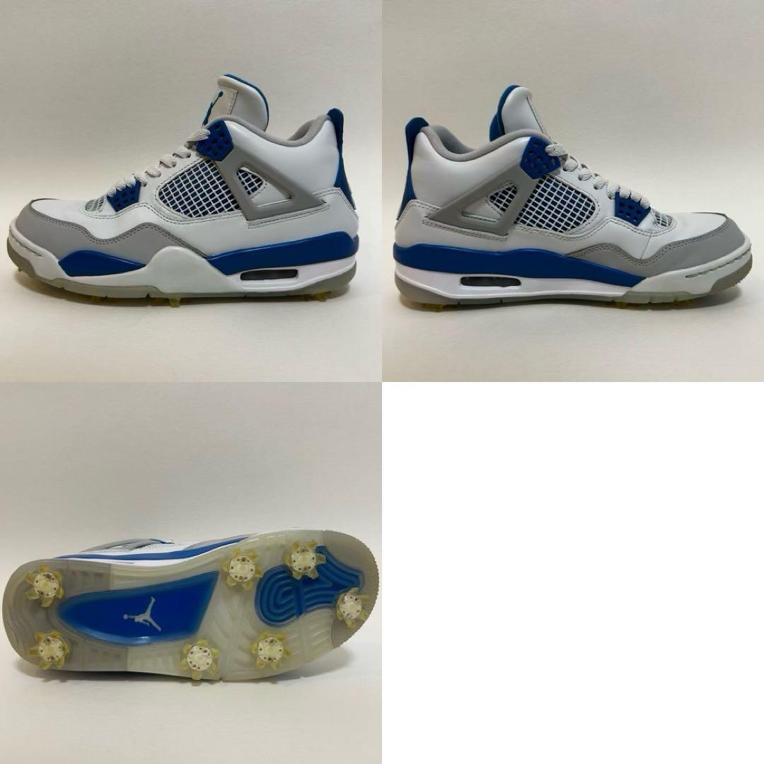 シューズ(男性用) NIKE AIR JORDAN 4 GOLF \"MILITARY BLUE\"