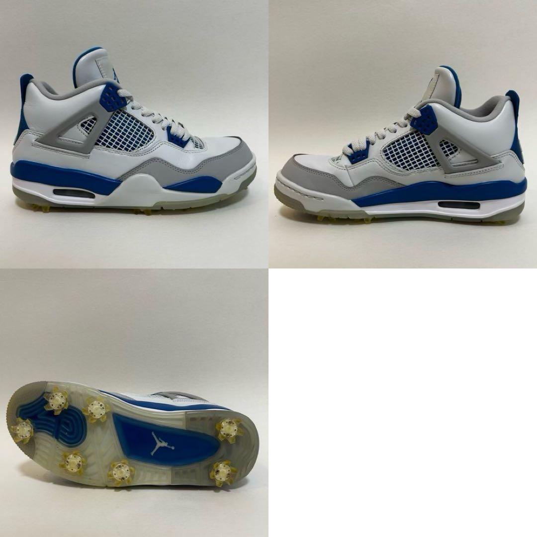 シューズ(男性用) NIKE AIR JORDAN 4 GOLF \"MILITARY BLUE\"