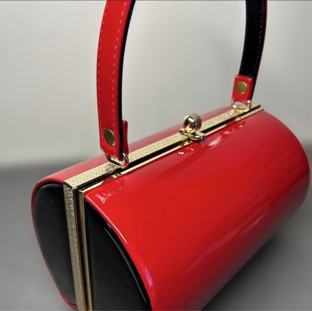 エナメル厚底草履バッグセット/NO.13