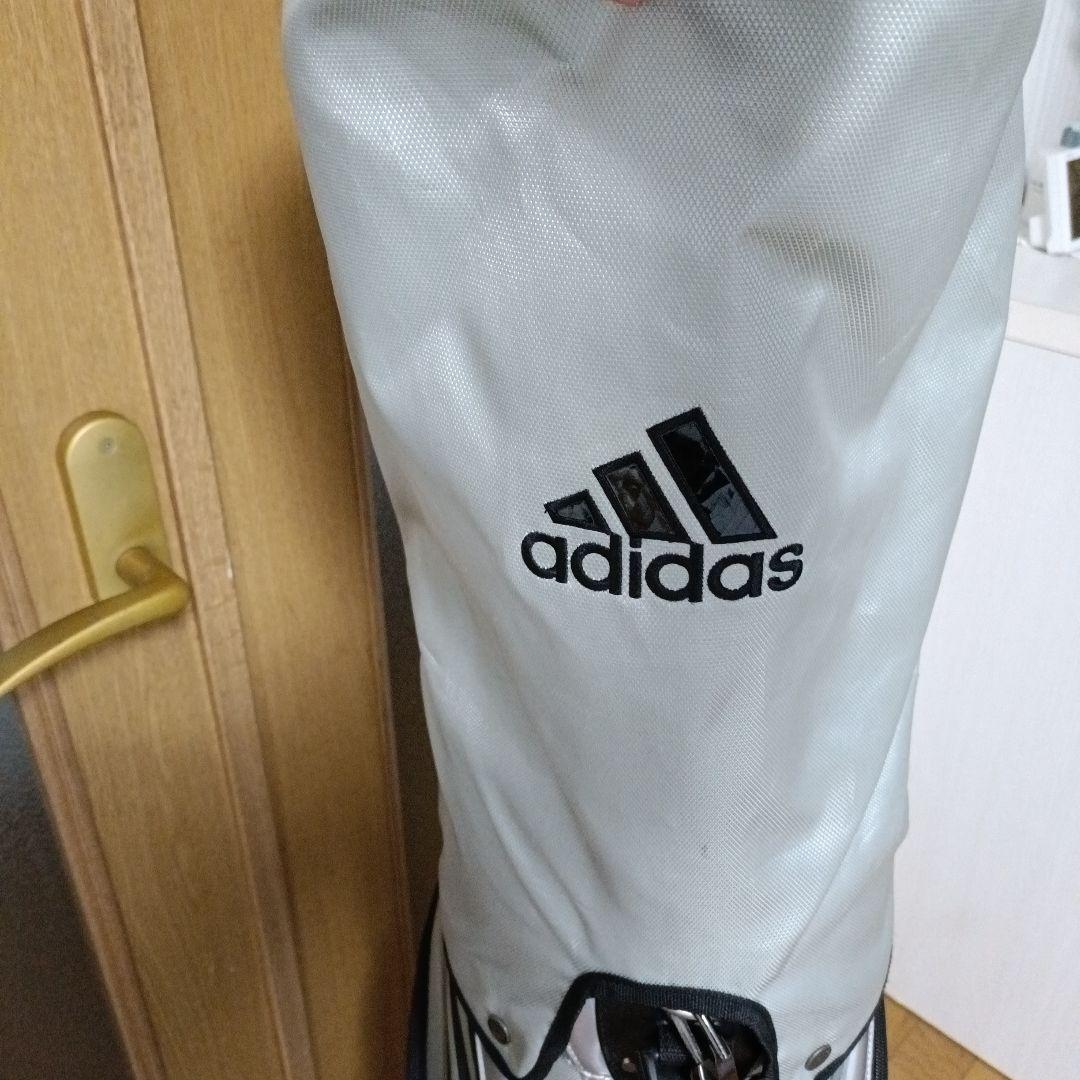 adidas キャディバッグ ブラック/シルバー