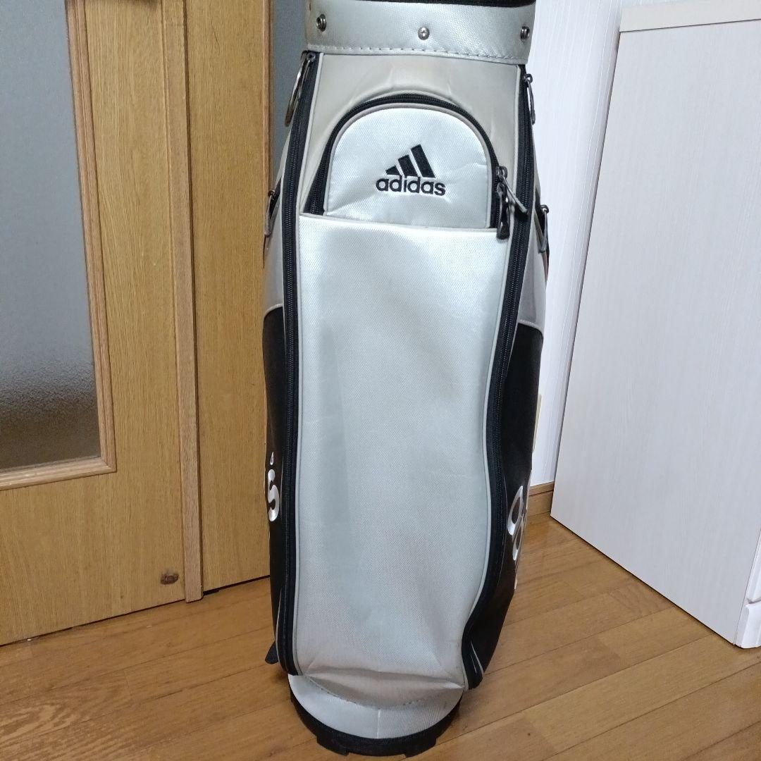 adidas キャディバッグ ブラック/シルバー