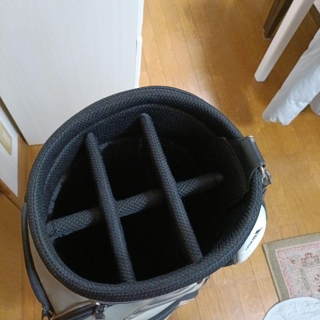 adidas キャディバッグ ブラック/シルバー