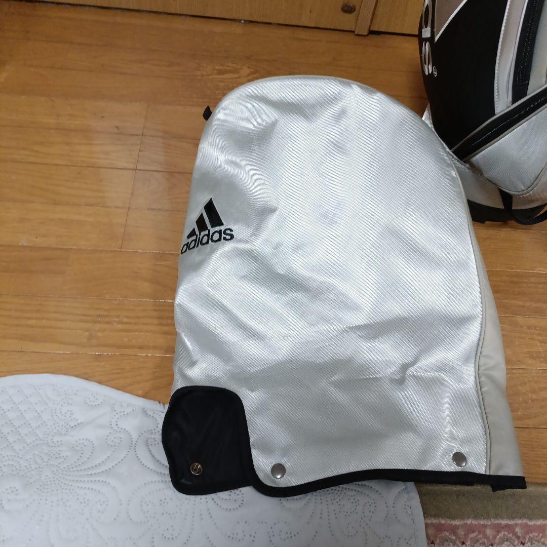 adidas キャディバッグ ブラック/シルバー