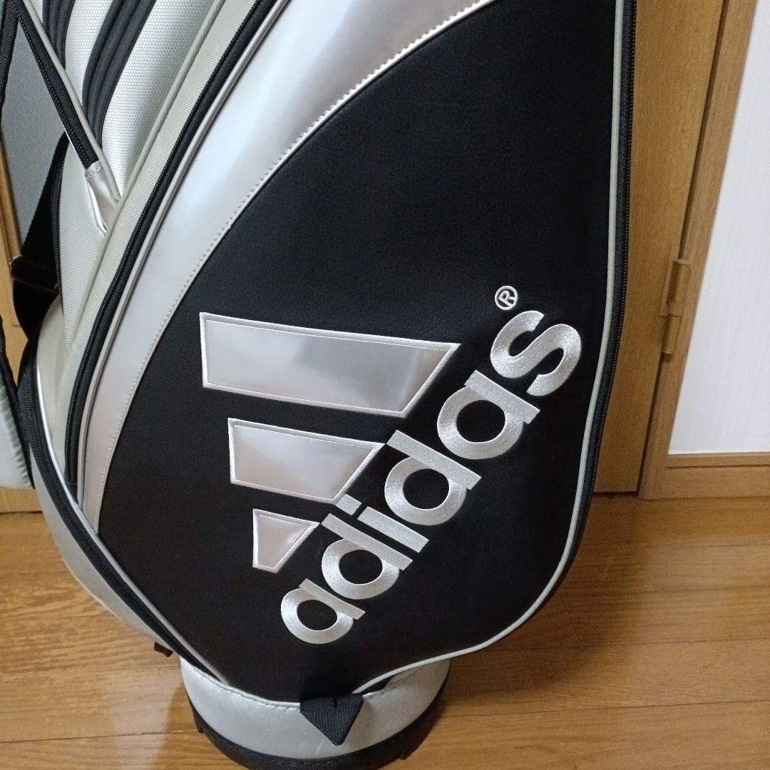 adidas キャディバッグ ブラック/シルバー