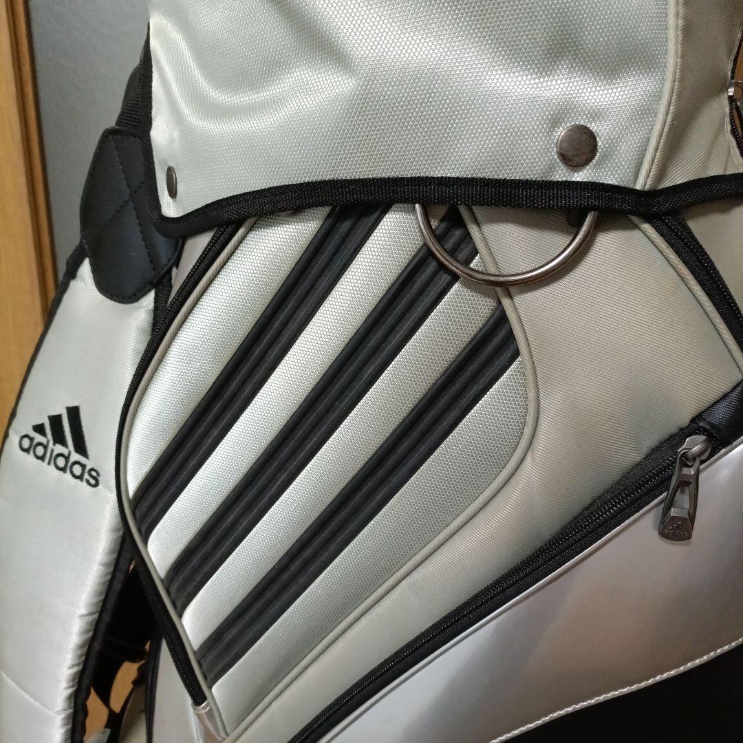adidas キャディバッグ ブラック/シルバー