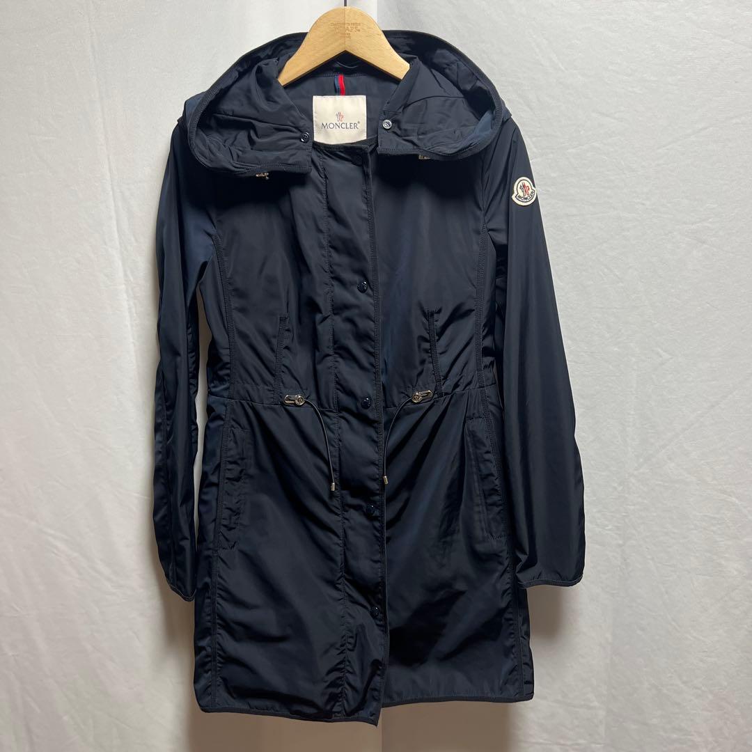 MONCLER モンクレール　ANTHEMIS ナイロンコート　ネイビー　0